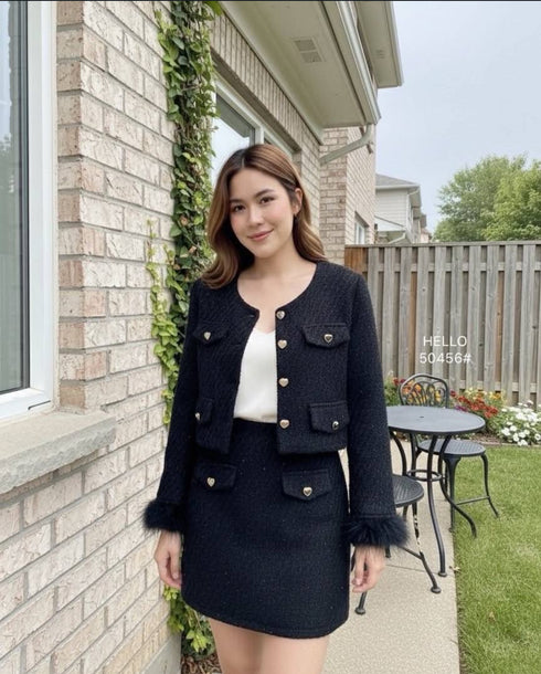 Women Stylist Tweed Co-Ord Sets